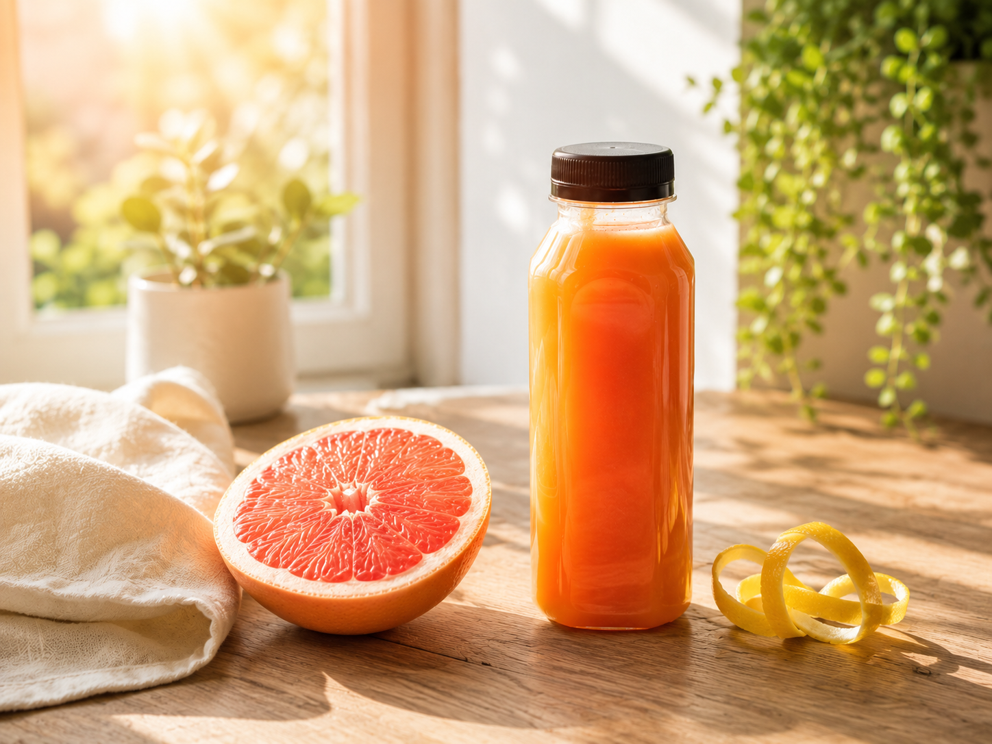 Bouteille de jus Zynatroze bio pour activer le métabolisme le matin