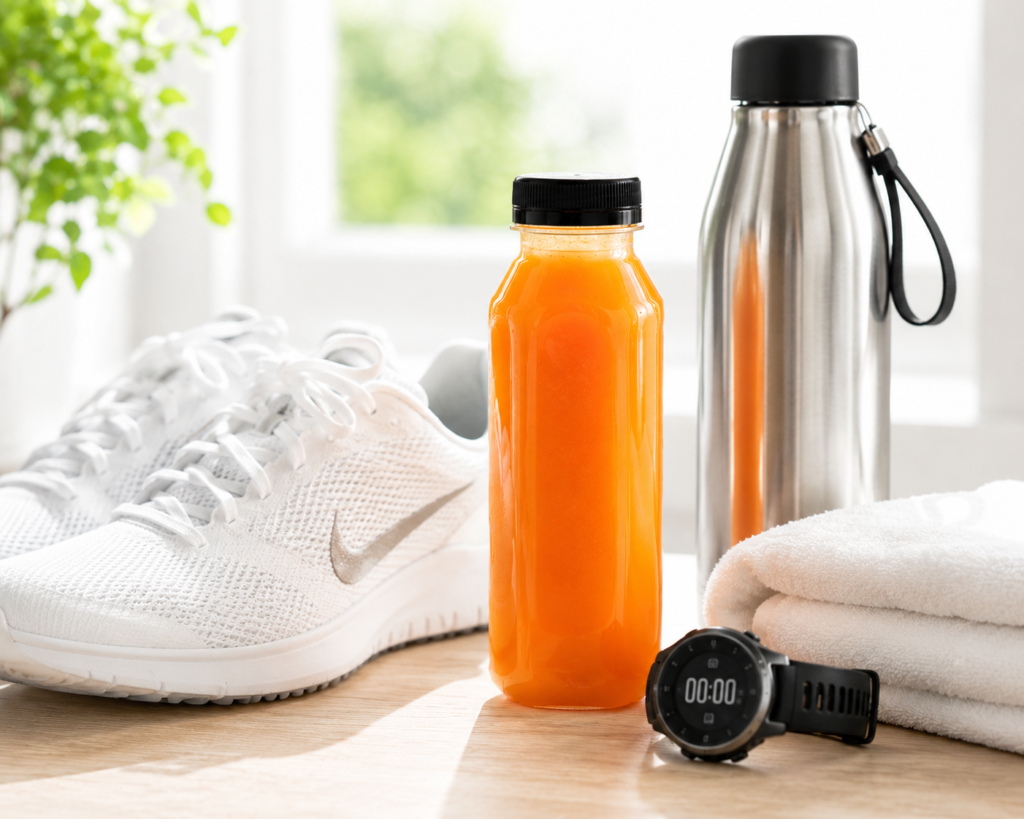 Bouteille de jus Zynatroze bio pour le sport et la récupération