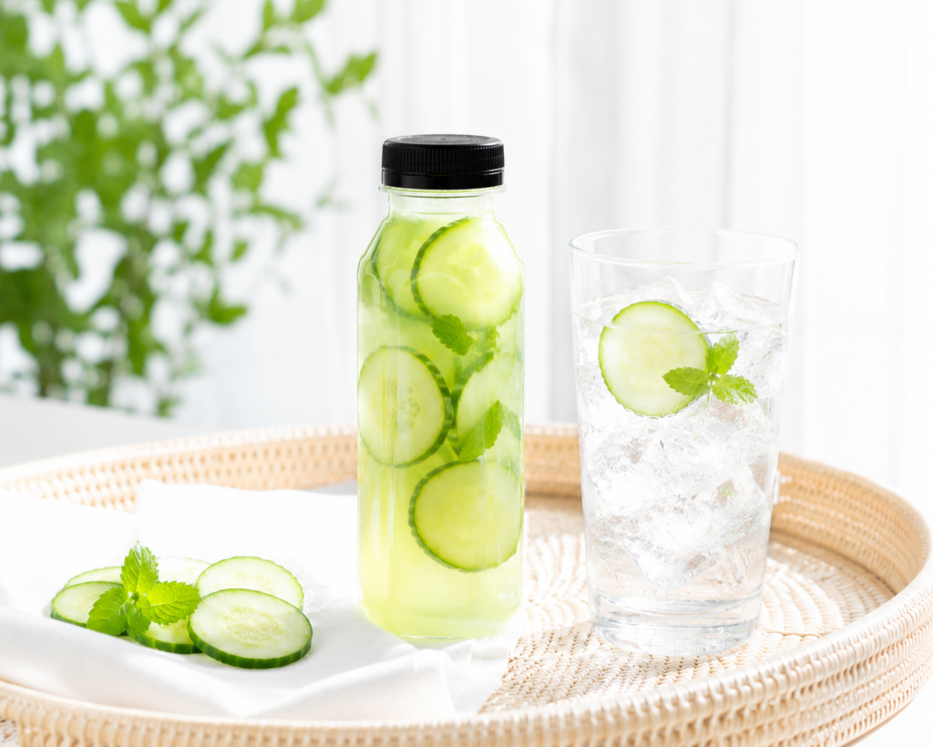 Bouteille de jus Zynatroze bio pour l'hydratation cellulaire