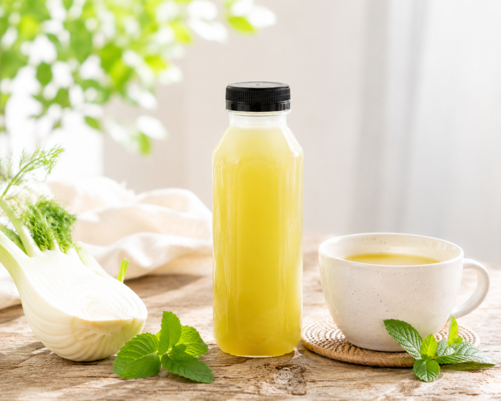 Bouteille de jus Zynatroze bio pour une digestion légère et un confort intestinal